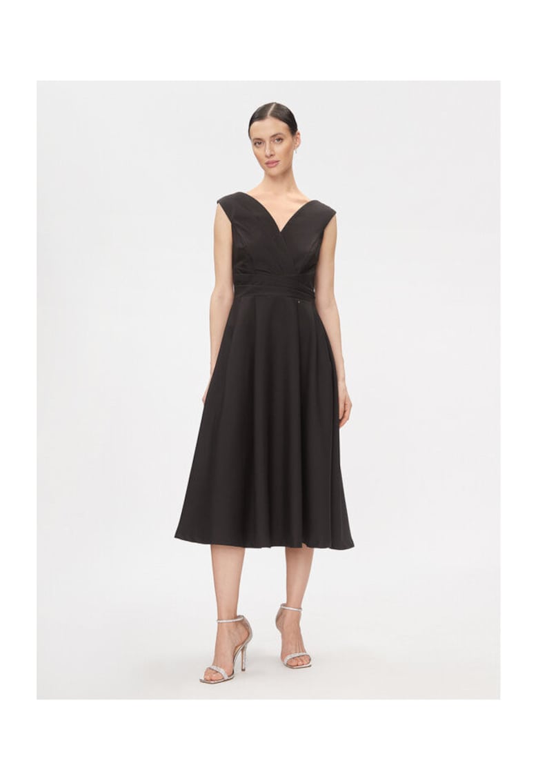 Rochie dama - 303885755 - Poliester - Negru - Negru