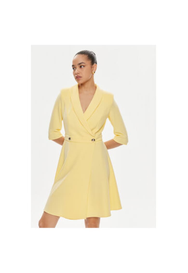 Rochie dama -  304277856 - Poliester - S INTL - Galben