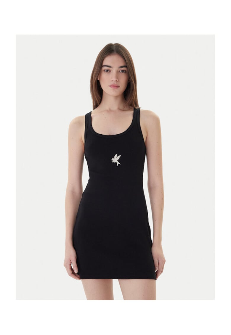 Rochie dama - 304007569 - Bumbac - Negru - Negru