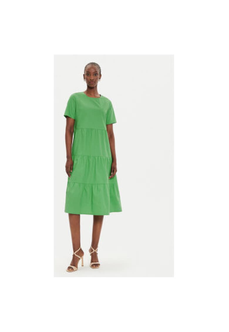 Rochie dama - 304736278 - Bumbac - Verde Rochie dama - 304736278 - Bumbac - Verde