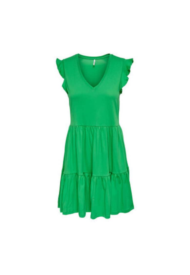 Rochie dama - 301822912 - Bumbac - Verde - Verde