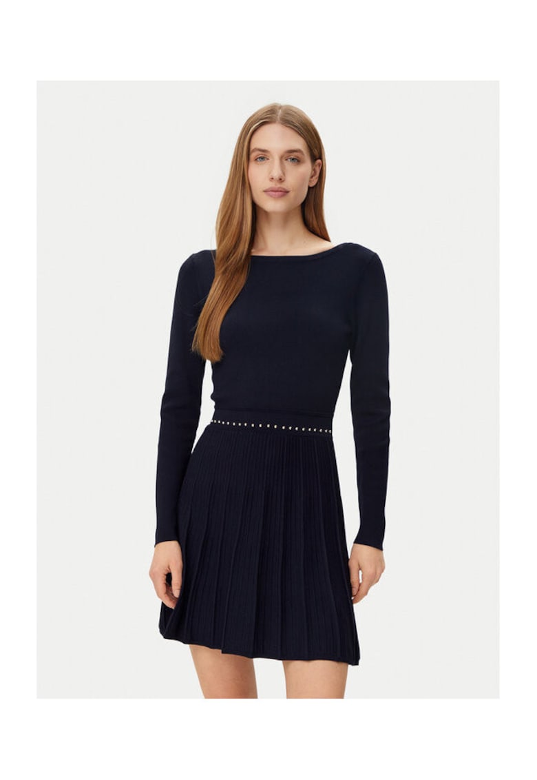 Rochie dama - 305253453 - Viscoza/Poliamida - Albastru - Albastru