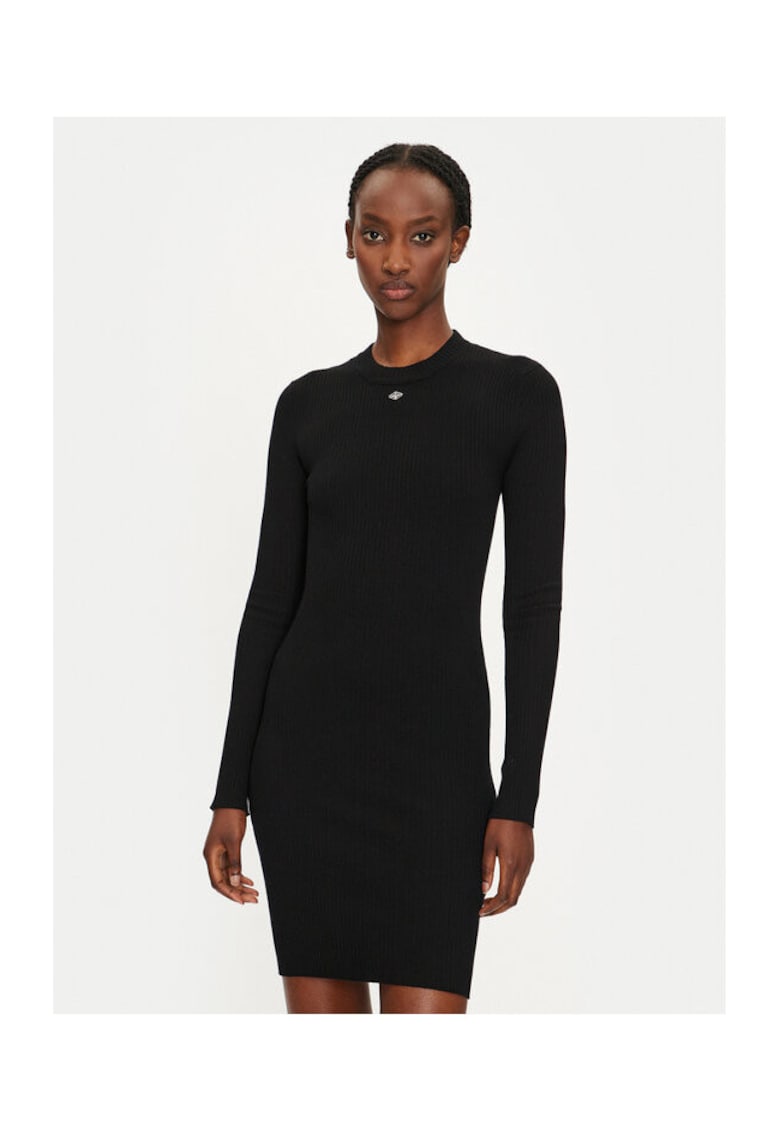 Rochie dama - 304396755 - Viscoza/Poliester - Negru - Negru