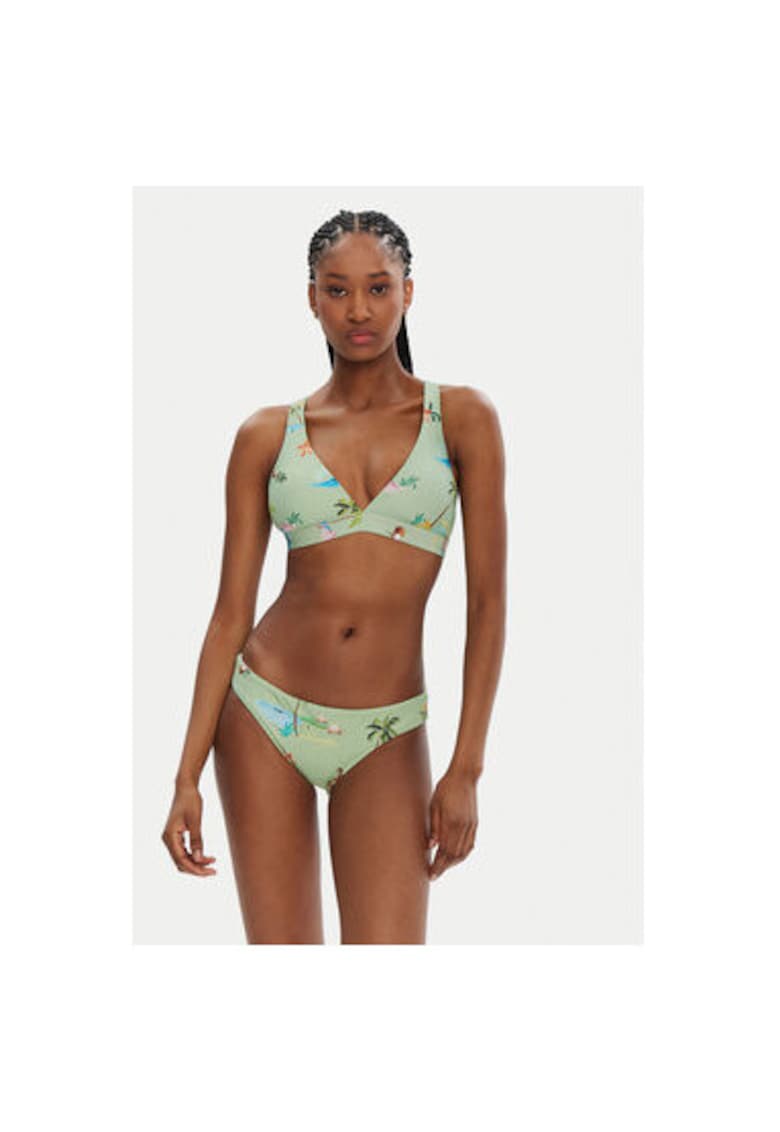 Bikini dama - 304990786 - Nylon/Elastan - Verde - Verde