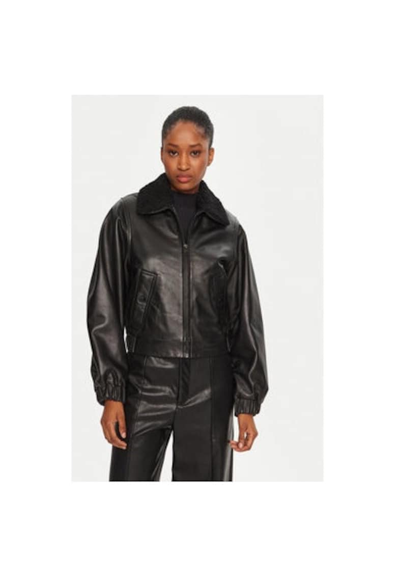 Geaca dama - 305062840 - Piele naturala - Negru Geaca dama - 305062840 - Piele naturala - Negru