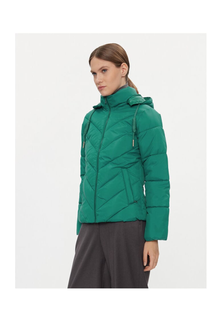 Geaca dama - 303129293 - Poliester - Verde - Verde