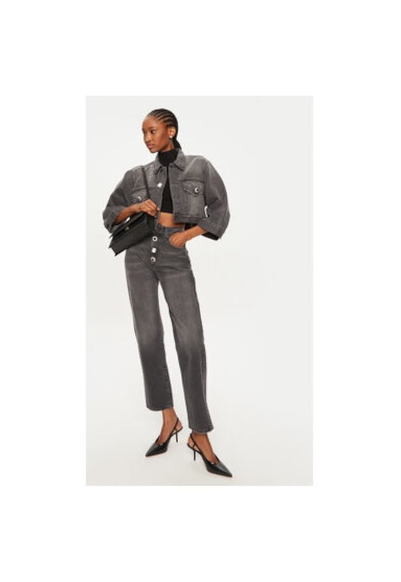 Geaca dama - 304870392 - Bumbac - Gri