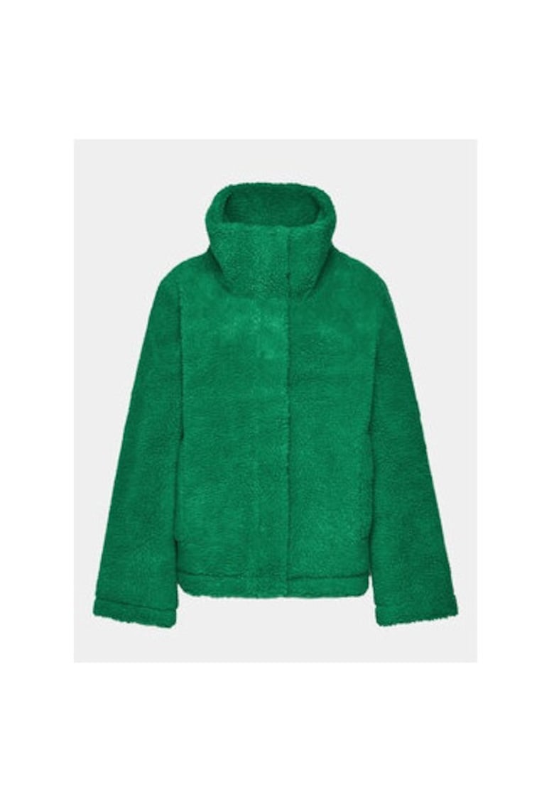 Cojoc dama - 303189136 - Poliester - Verde