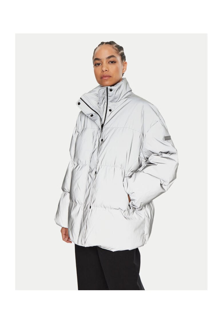 Geaca dama - 304474323 - Poliester - Gri - Gri