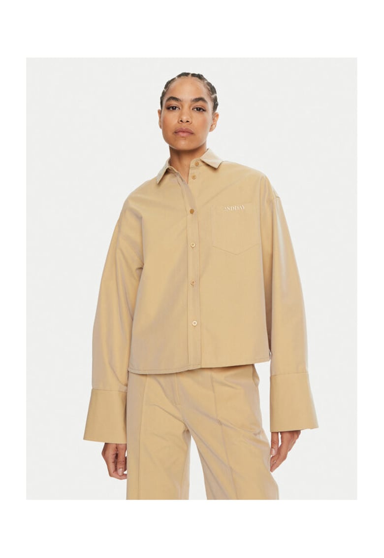 Geaca dama - 304474422 - Bumbac/Poliester - Bej - Bej