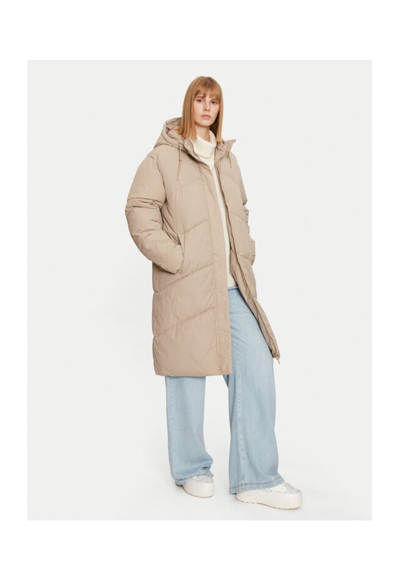 Geaca dama - 304517303 - Poliester - Bej - Bej
