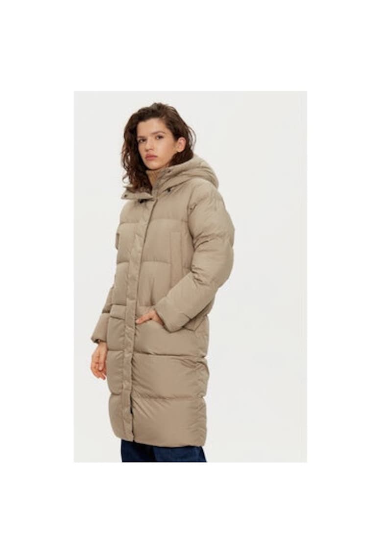 Geaca dama - 304107917 - Poliester reciclat - Bej - Bej