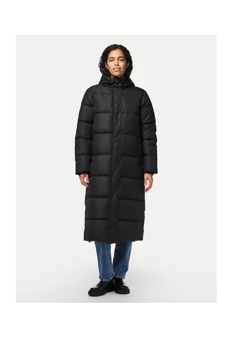 Geaca dama - 304518041 - Poliester reciclat/Poliester - Negru - Negru