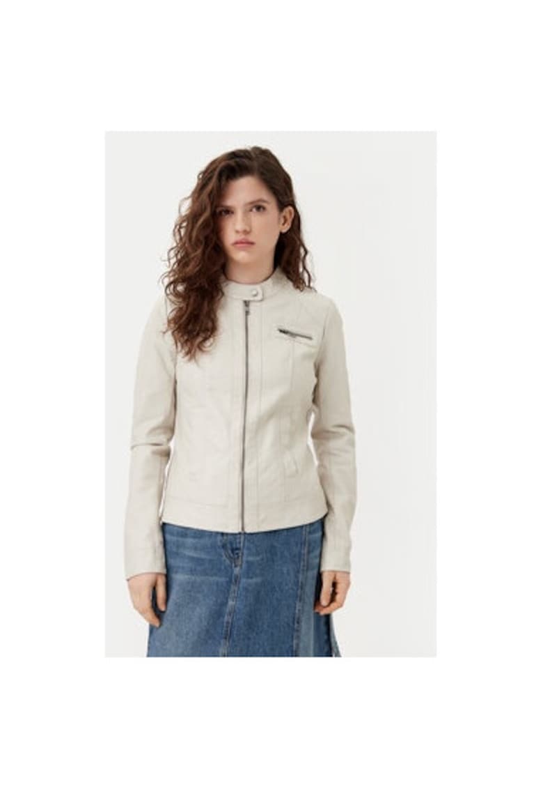 Geaca dama -  304783630 - Piele ecologica - Bej