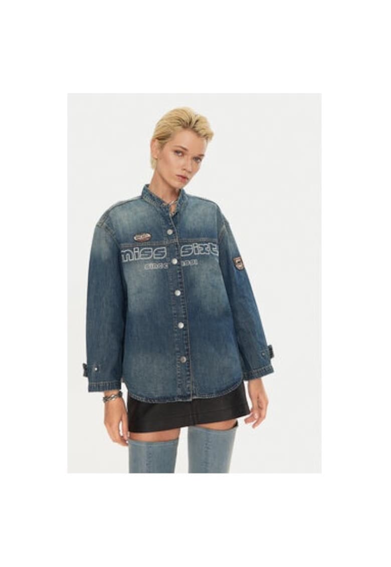 Geaca dama - 304759987 - Bumbac - Albastru