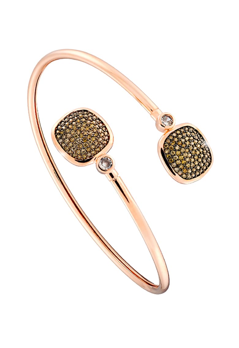 Bratara rigida placata cu aur de 18K