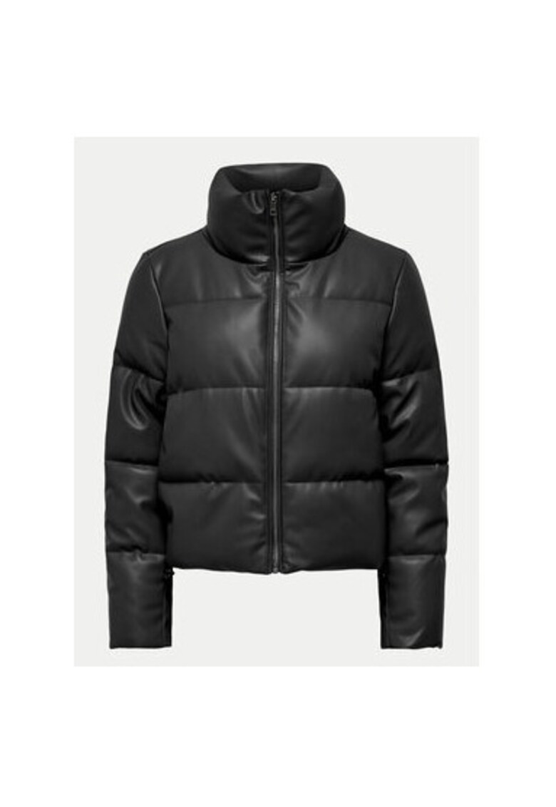 Geaca dama - 304497490 - Piele ecologica - Negru