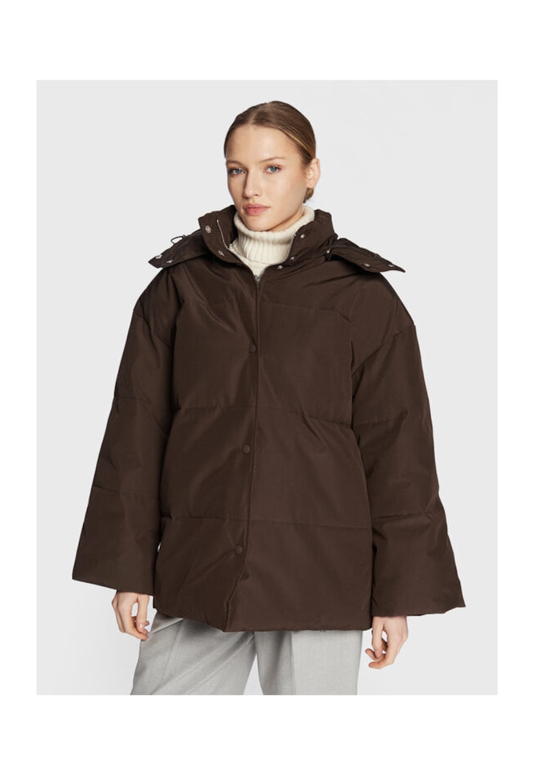 Geaca dama - 300508671 - Poliester reciclat - Maro - Maro