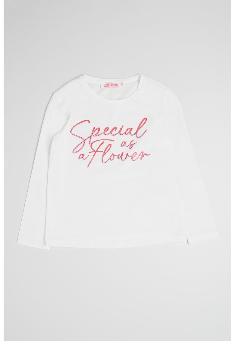 Bluza cu imprimeu text