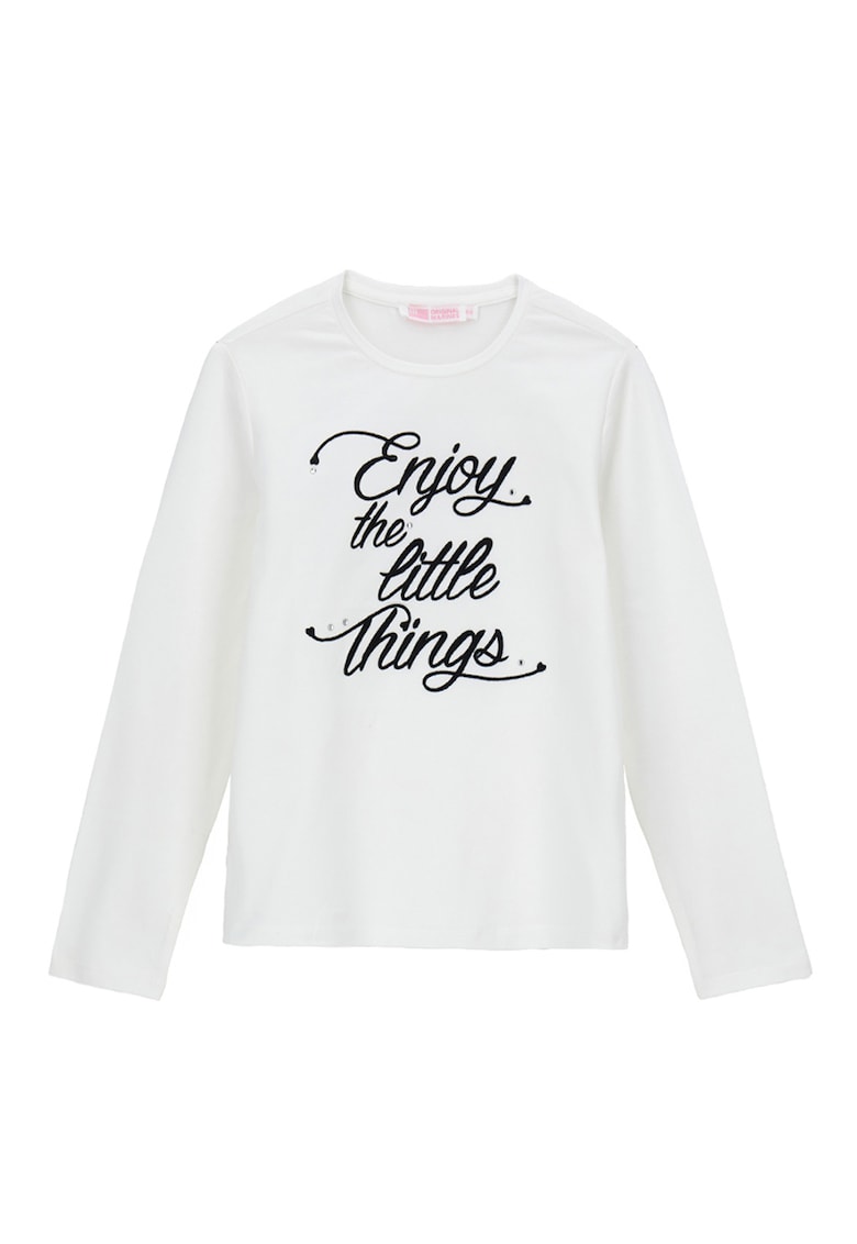 Bluza cu imprimeu text