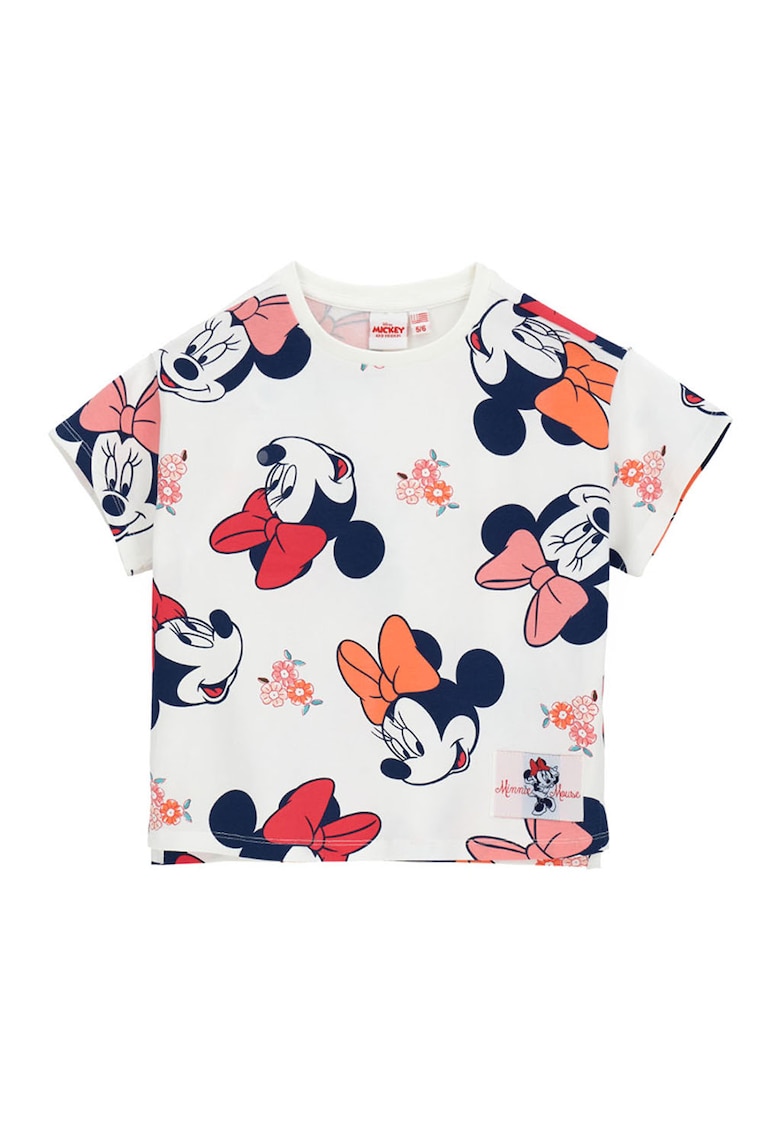 Tricou cu imprimeu si decolteu rotund Tricou cu imprimeu si decolteu rotund