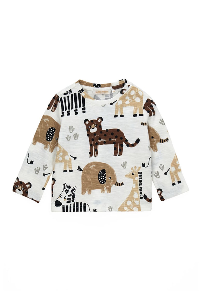 Bluza din bumbac cu imprimeu grafic