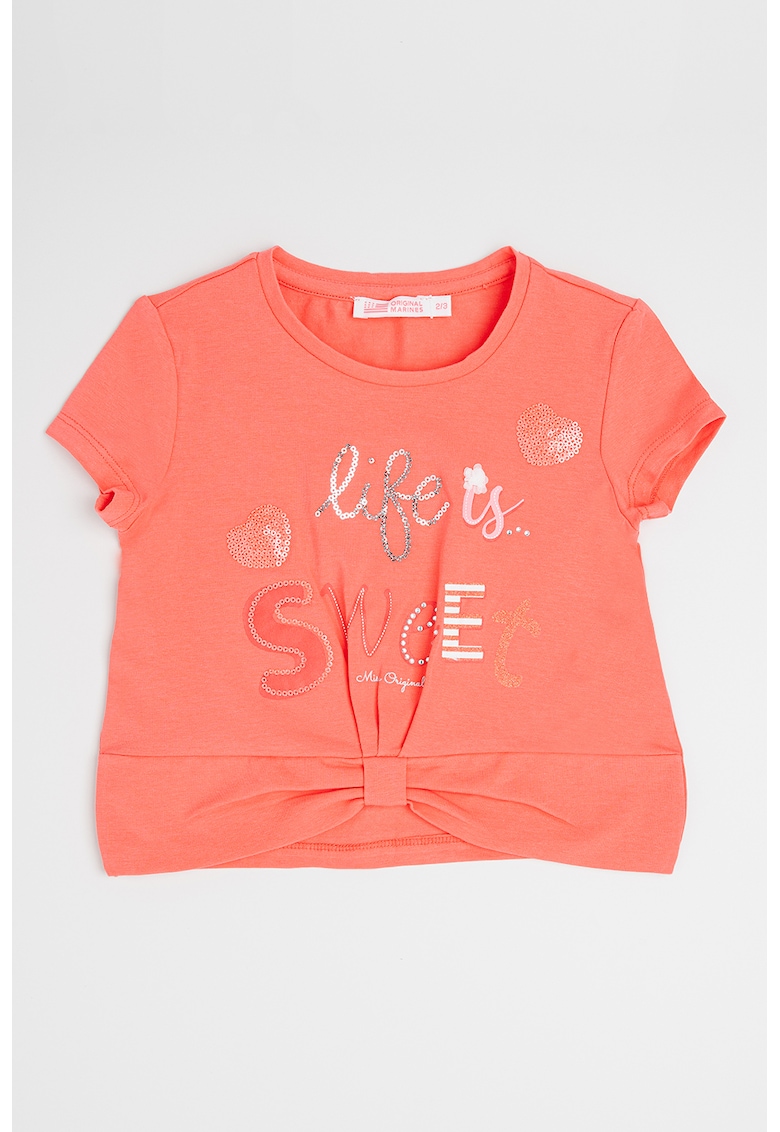 Tricou cu aplicatii din paiete