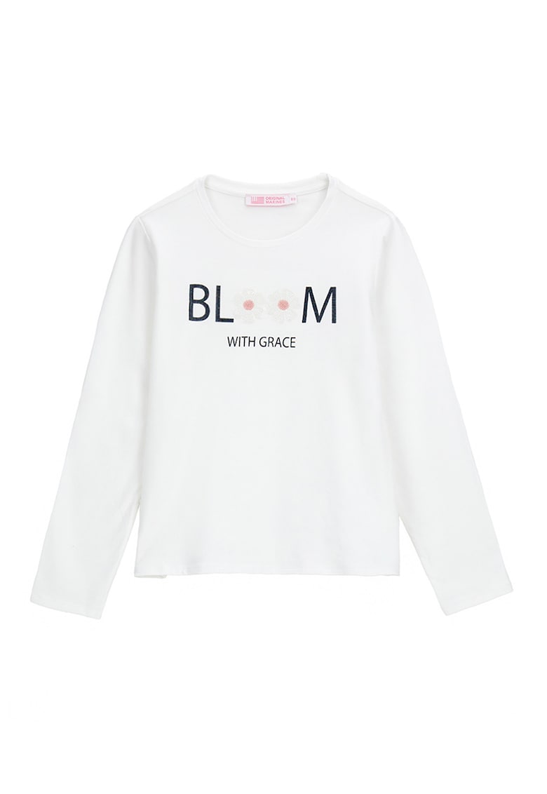 Bluza cu imprimeu text