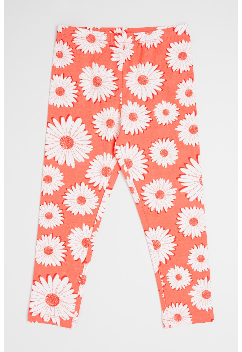 Colanti cu talie medie si model floral