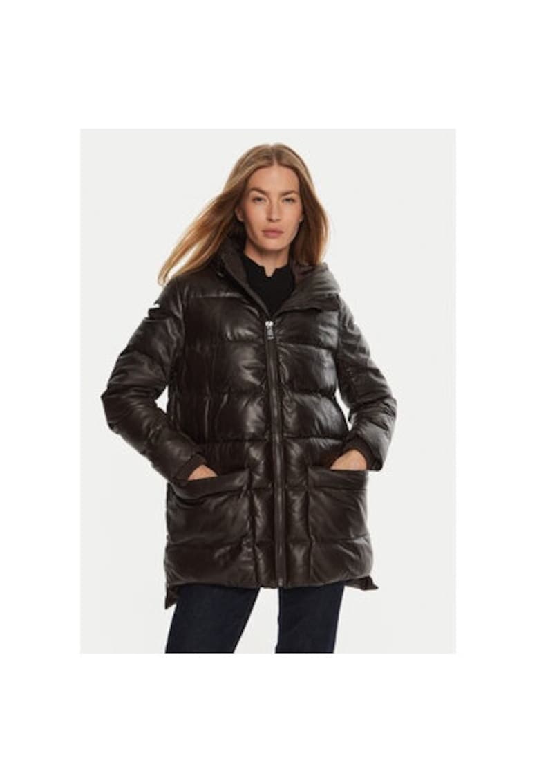 Geaca dama - 304328589 - Piele naturala - Maro Geaca dama - 304328589 - Piele naturala - Maro