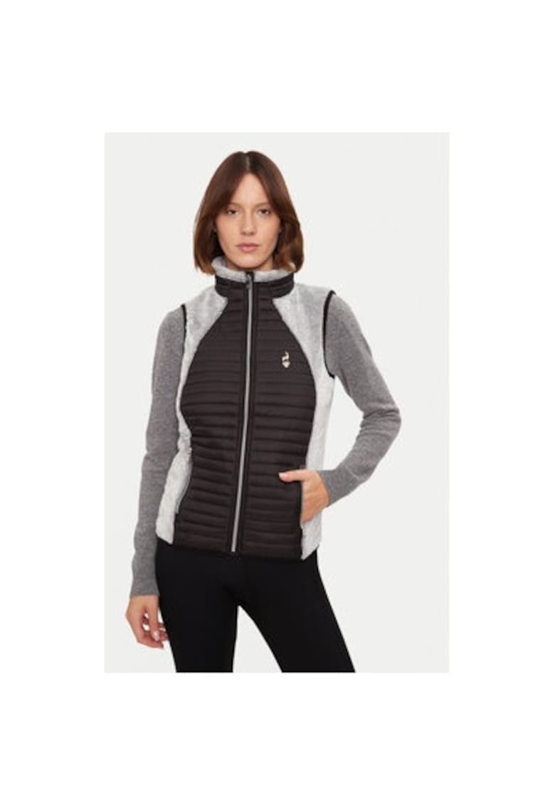 Vesta dama - 304554827 - Poliester/Nylon - Negru