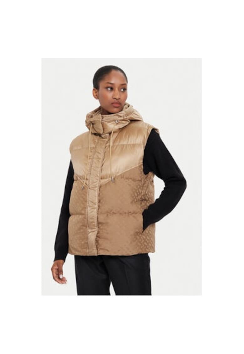 Vesta dama - 304312984 - Poliester - Bej