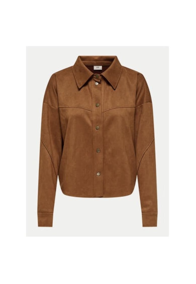 Geaca dama - 304839009 - Piele ecologica - Maro