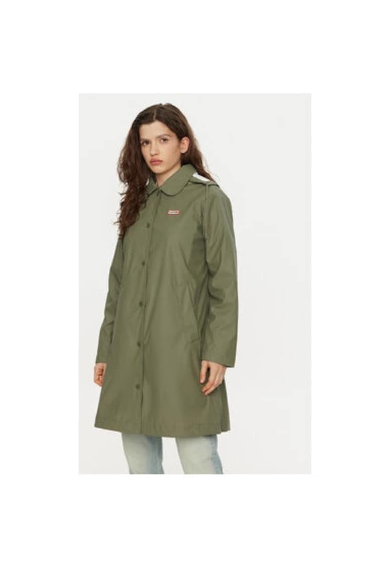 Geaca dama - 304761485 - Poliuretan - Verde