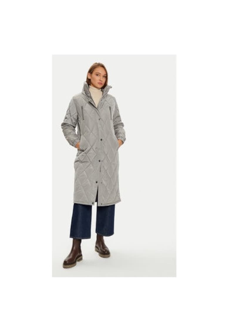 Geaca dama - 304751738 - Nylon - Gri - Gri
