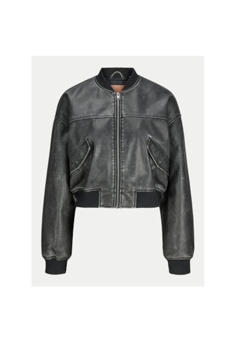 Geaca dama -  304703263 - Piele ecologica - Negru