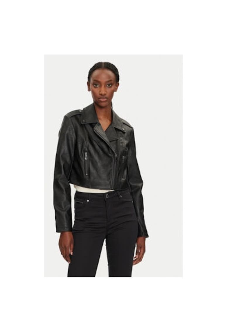 Geaca dama -  304479519 - Piele ecologica - Negru