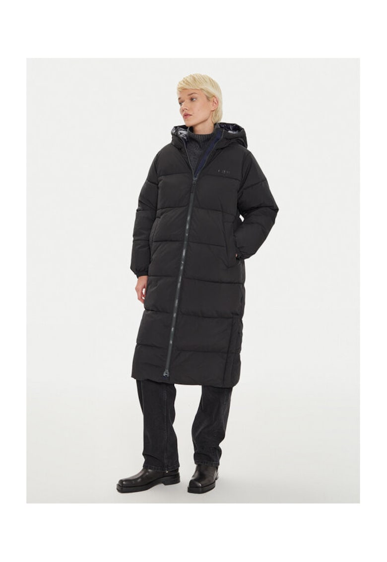 Geaca dama - 304340079 - Poliester/Poliuretan - Negru - Negru