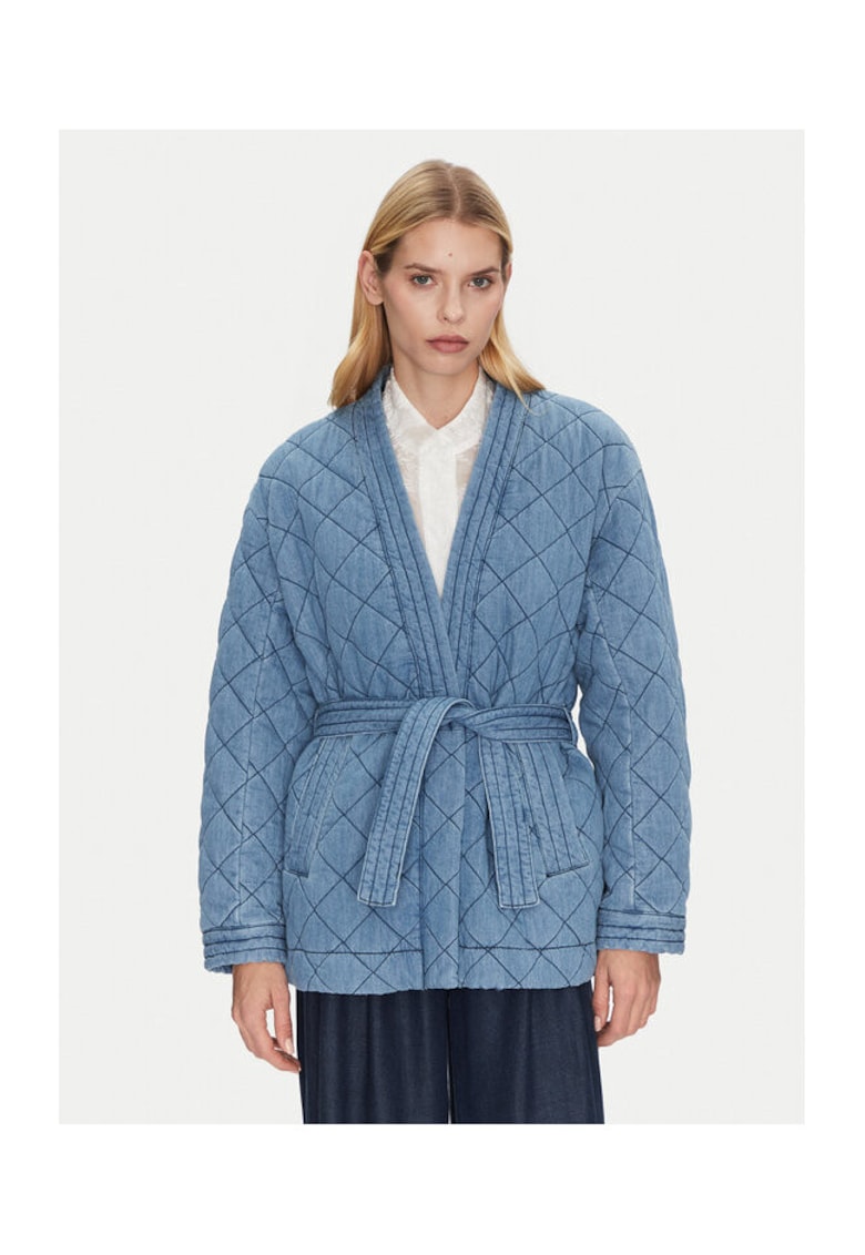 Geaca dama - 304893070 - Bumbac/Tencel - Albastru - Albastru