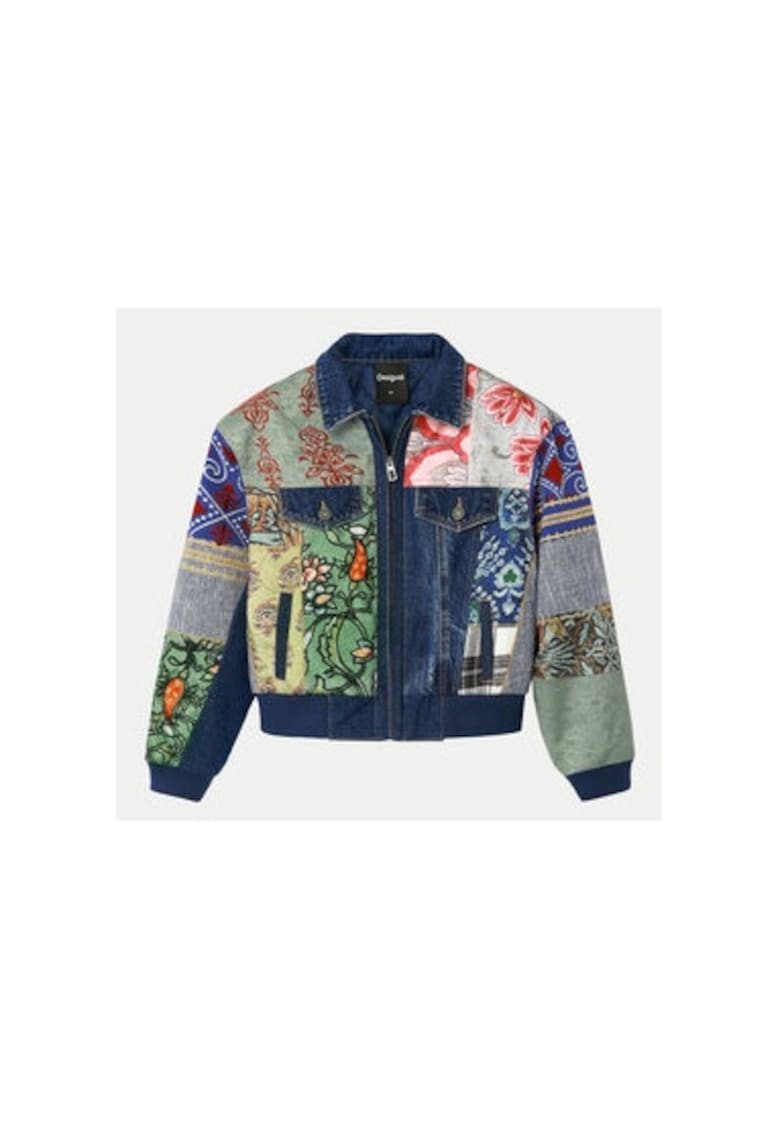 Geaca dama - 304477256 - Bumbac/Poliester - Multicolor