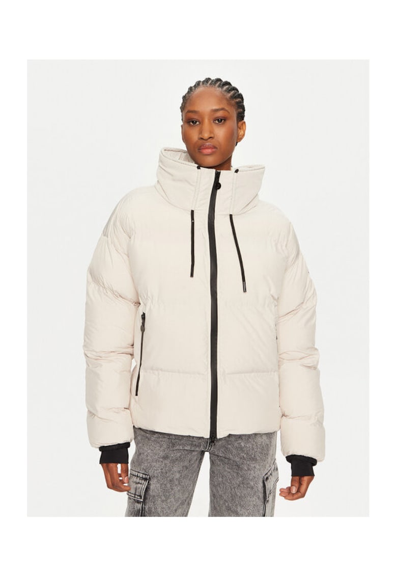 Geaca dama - 304474736 - Poliester - Bej - Bej