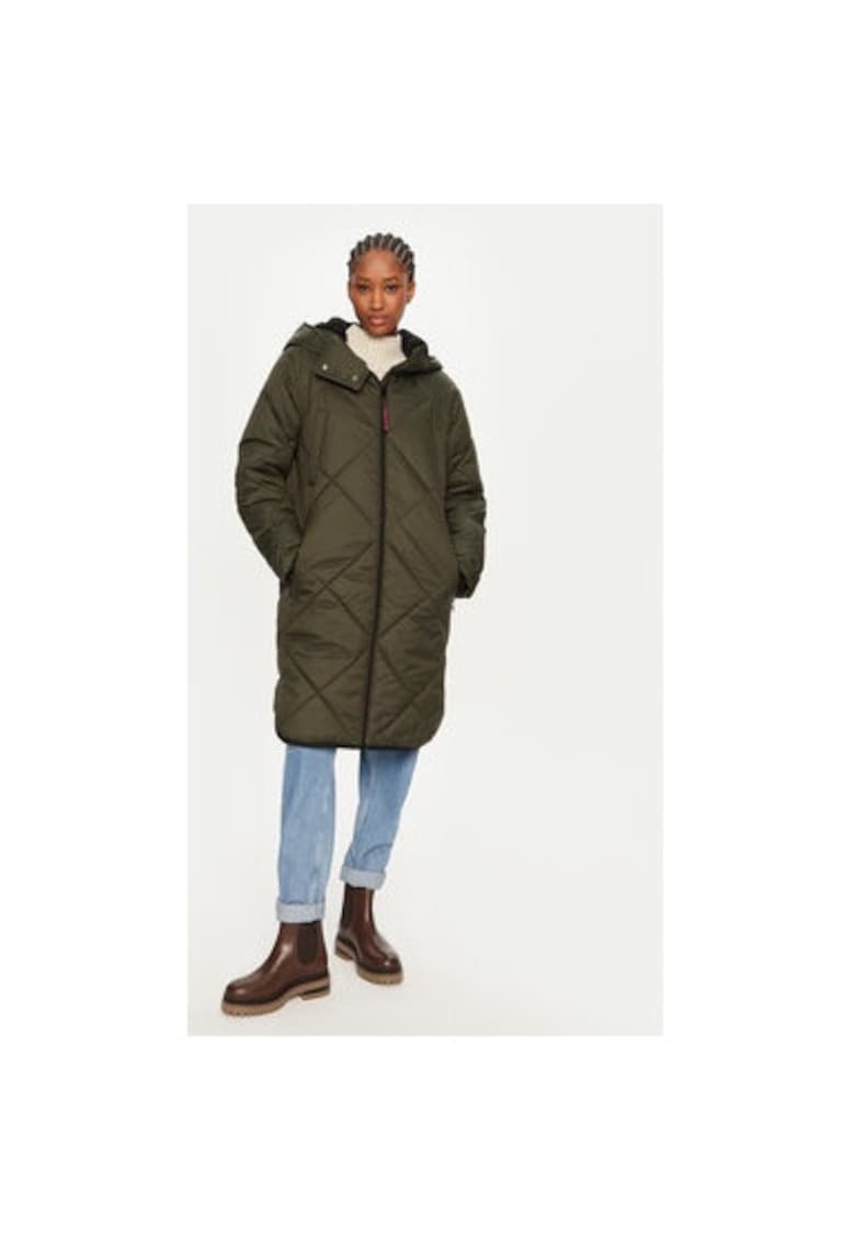 Geaca dama - 304474972 - Poliester - Verde