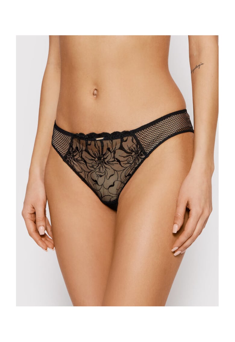 Chiloti dama - 300058701 - Poliamida/Poliester - Negru - Negru