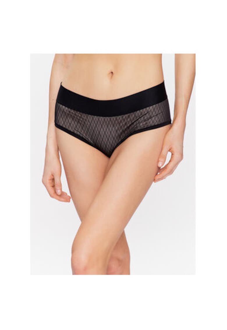 Chiloti dama - 301194798 - Poliamida/Elastan - Negru - Negru