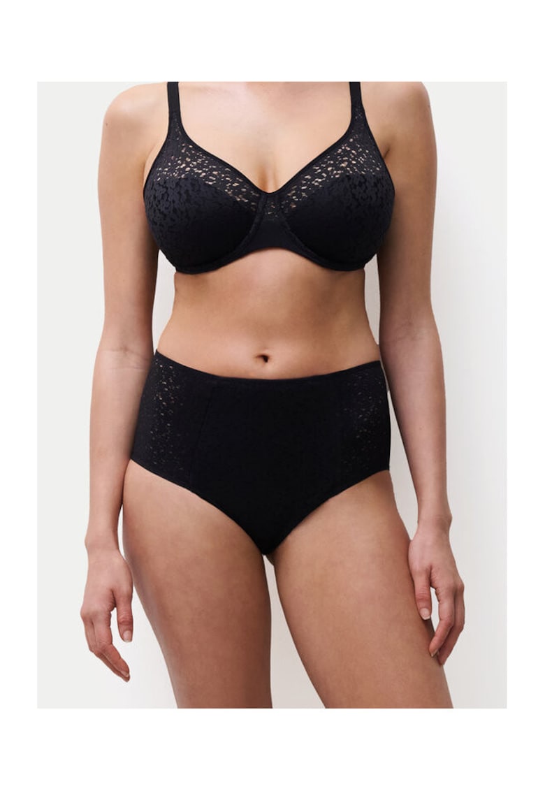 Chiloti dama - Norah - negru - nailon - elastan -
