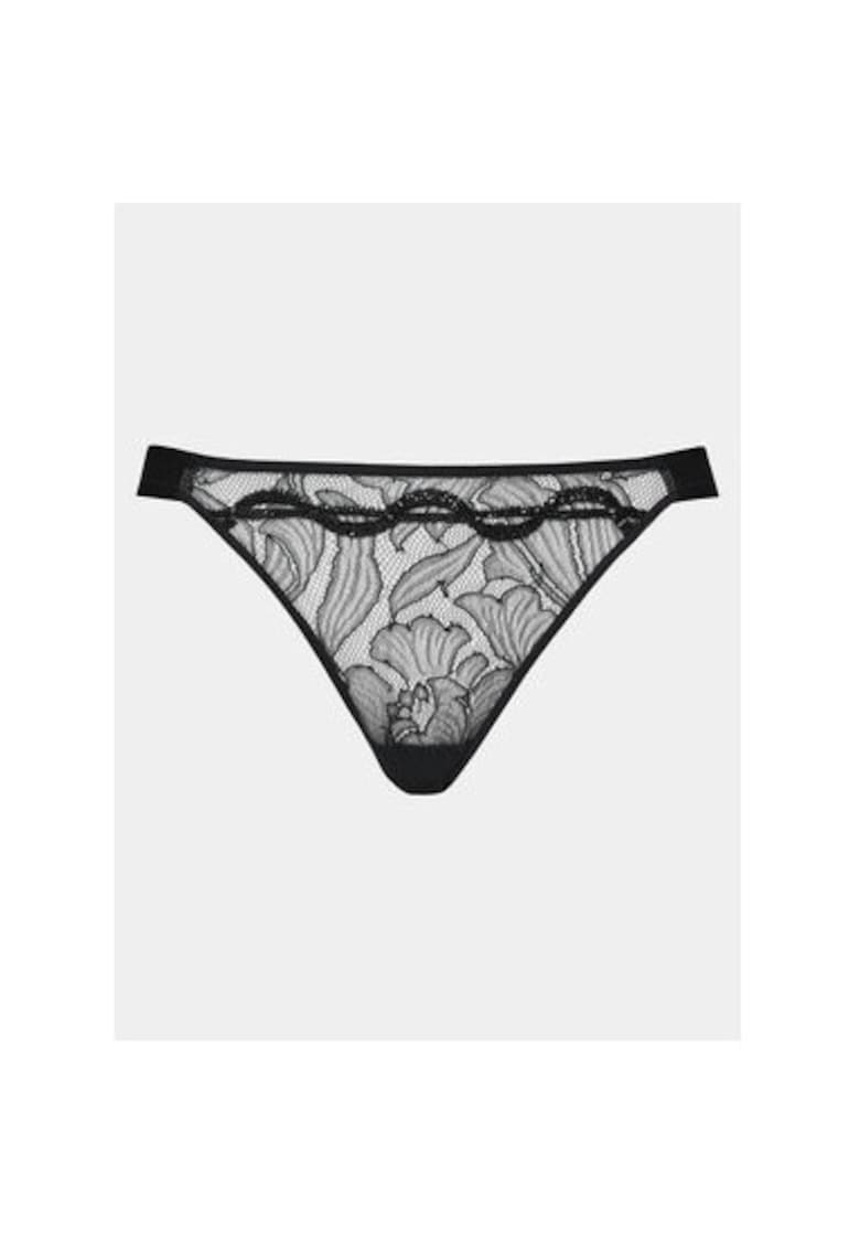 Chiloti dama - 303814700 - Nylon/Elastan - Negru