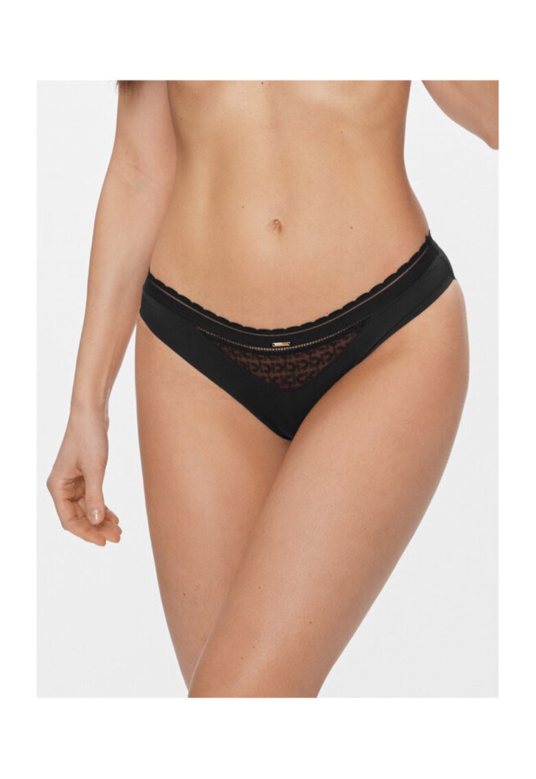 Chiloti dama - 303814809 - Nylon/Elastan - Negru - Negru