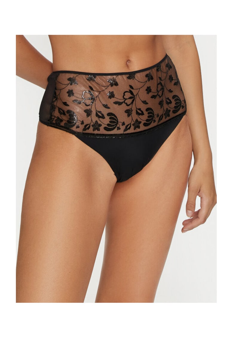 Chiloti dama - 304178771 - Nylon - Negru - Negru