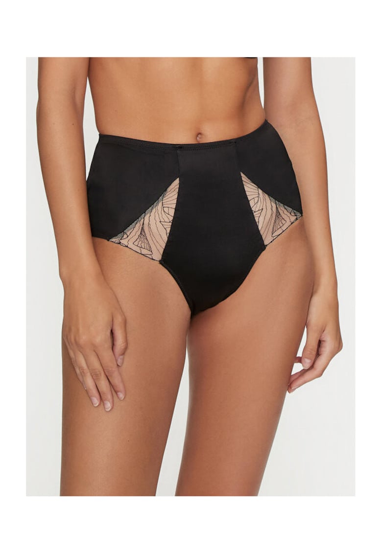 Chiloti dama - 304178832 - Nylon/Elastan - Negru - Negru