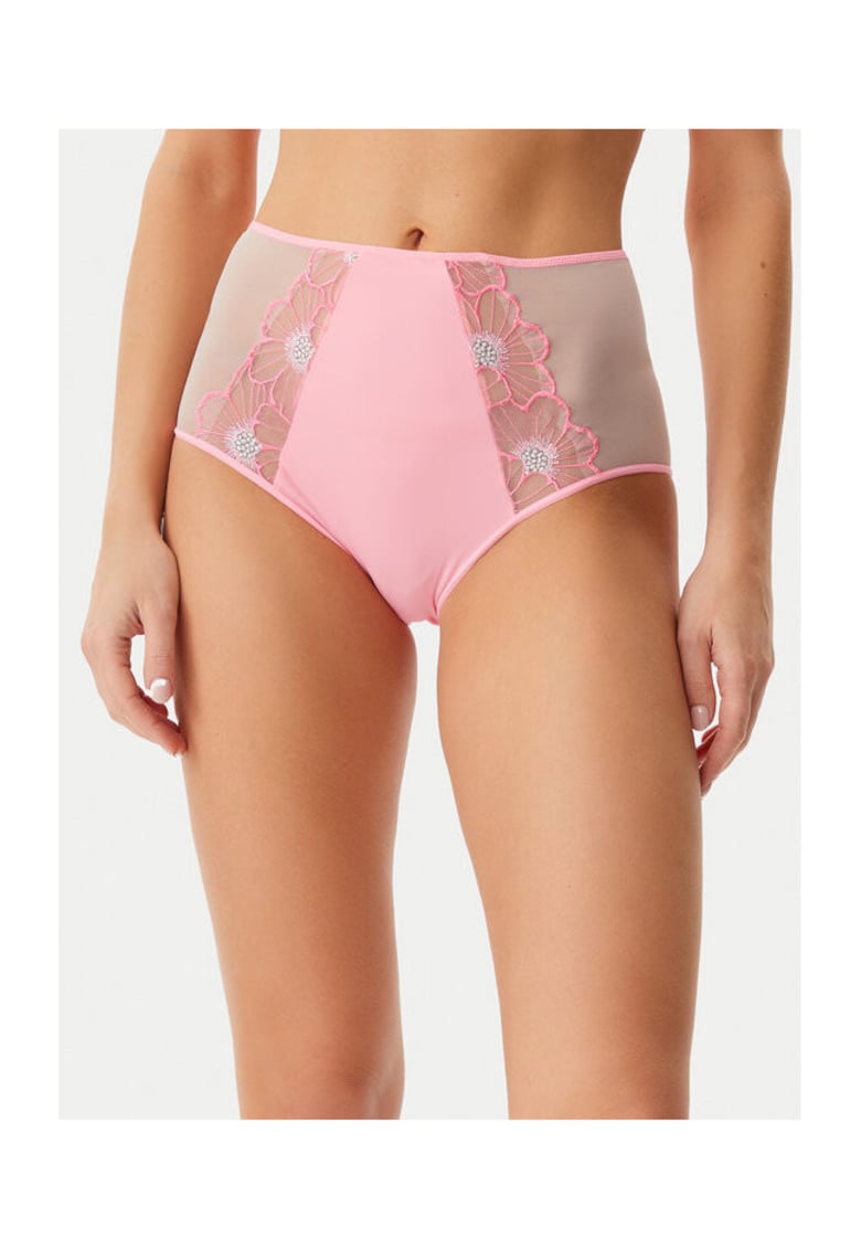 Chiloti dama - 304888946 - Nylon/Elastan - Roz - Roz